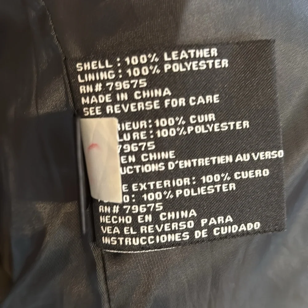 Michae Kors Leather Moto Jacket - Picture 6 of 7